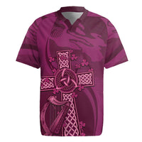 Ireland Rugby Rugby Jersey Maroon Celtic Knot Summer Paris 2024 - Wonder Print Shop