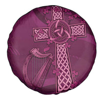 Ireland Rugby Spare Tire Cover Maroon Celtic Knot Summer Paris 2024 - Wonder Print Shop
