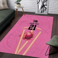 Bermuda Cricket Custom Area Rug Quo Fata Ferunt Sporty - Wonder Print Shop