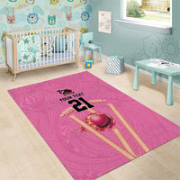 Bermuda Cricket Custom Area Rug Quo Fata Ferunt Sporty - Wonder Print Shop
