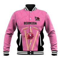 Bermuda Cricket Custom Baseball Jacket Quo Fata Ferunt Sporty - Wonder Print Shop