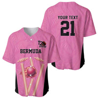 Bermuda Cricket Custom Baseball Jersey Quo Fata Ferunt Sporty - Wonder Print Shop