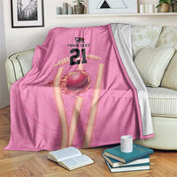 Bermuda Cricket Custom Blanket Quo Fata Ferunt Sporty - Wonder Print Shop