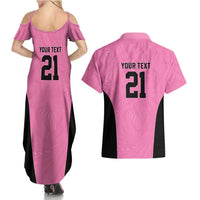 Bermuda Cricket Custom Couples Matching Summer Maxi Dress and Hawaiian Shirt Quo Fata Ferunt Sporty - Wonder Print Shop