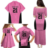 Bermuda Cricket Custom Family Matching Puletasi and Hawaiian Shirt Quo Fata Ferunt Sporty - Wonder Print Shop