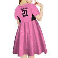 Bermuda Cricket Custom Kid Short Sleeve Dress Quo Fata Ferunt Sporty - Wonder Print Shop