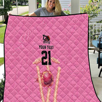 Bermuda Cricket Custom Quilt Quo Fata Ferunt Sporty - Wonder Print Shop