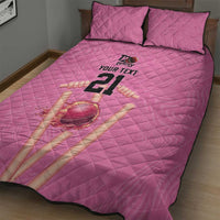 Bermuda Cricket Custom Quilt Bed Set Quo Fata Ferunt Sporty - Wonder Print Shop