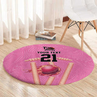 Bermuda Cricket Custom Round Carpet Quo Fata Ferunt Sporty - Wonder Print Shop