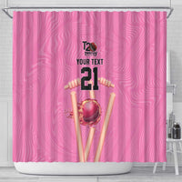 Bermuda Cricket Custom Shower Curtain Quo Fata Ferunt Sporty - Wonder Print Shop