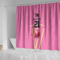 Bermuda Cricket Custom Shower Curtain Quo Fata Ferunt Sporty - Wonder Print Shop