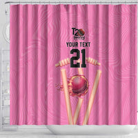 Bermuda Cricket Custom Shower Curtain Quo Fata Ferunt Sporty - Wonder Print Shop