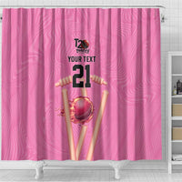 Bermuda Cricket Custom Shower Curtain Quo Fata Ferunt Sporty - Wonder Print Shop