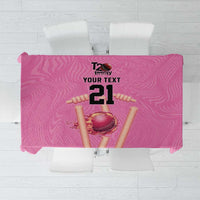 Bermuda Cricket Custom Tablecloth Quo Fata Ferunt Sporty - Wonder Print Shop