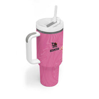 Bermuda Cricket Custom Tumbler With Handle Quo Fata Ferunt Sporty - Wonder Print Shop
