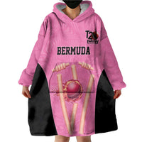 Bermuda Cricket Custom Wearable Blanket Hoodie Quo Fata Ferunt Sporty - Wonder Print Shop