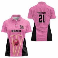 Bermuda Cricket Custom Women Polo Shirt Quo Fata Ferunt Sporty - Wonder Print Shop