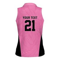 Bermuda Cricket Custom Women Sleeveless Polo Shirt Quo Fata Ferunt Sporty - Wonder Print Shop