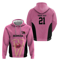 Bermuda Cricket Custom Zip Hoodie Quo Fata Ferunt Sporty - Wonder Print Shop