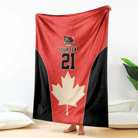 Canada Cricket Custom Blanket Classic Maple Leaf - Wonder Print Shop