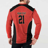 Canada Cricket Custom Button Sweatshirt Classic Maple Leaf - Wonder Print Shop