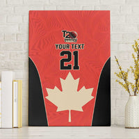 Canada Cricket Custom Canvas Wall Art Classic Maple Leaf - Wonder Print Shop