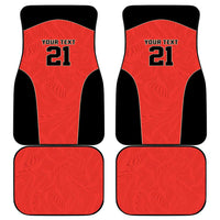 Canada Cricket Custom Car Mats Classic Maple Leaf - Wonder Print Shop