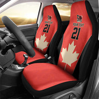 Canada Cricket Custom Car Seat Cover Classic Maple Leaf - Wonder Print Shop