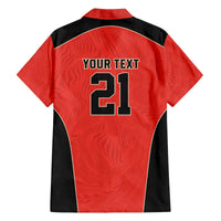 Canada Cricket Custom Family Matching Off The Shoulder Long Sleeve Dress and Hawaiian Shirt Classic Maple Leaf - Wonder Print Shop