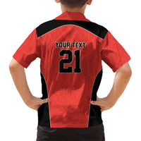 Canada Cricket Custom Family Matching Off Shoulder Short Dress and Hawaiian Shirt Classic Maple Leaf - Wonder Print Shop