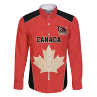 Canada Cricket Custom Family Matching Puletasi and Hawaiian Shirt Classic Maple Leaf - Wonder Print Shop