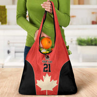 Canada Cricket Custom Grocery Bag Classic Maple Leaf - Wonder Print Shop