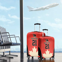 Canada Cricket Custom Luggage Cover Classic Maple Leaf - Wonder Print Shop