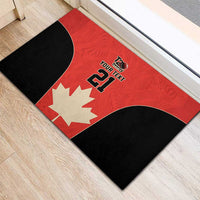 Canada Cricket Custom Rubber Doormat Classic Maple Leaf - Wonder Print Shop