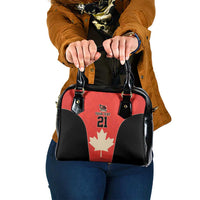 Canada Cricket Custom Shoulder Handbag Classic Maple Leaf - Wonder Print Shop