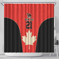 Canada Cricket Custom Shower Curtain Classic Maple Leaf - Wonder Print Shop