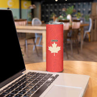 Canada Cricket Custom Skinny Tumbler Classic Maple Leaf - Wonder Print Shop