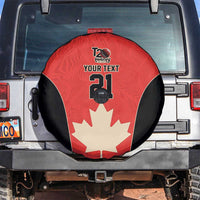 Canada Cricket Custom Spare Tire Cover Classic Maple Leaf - Wonder Print Shop