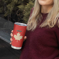 Canada Cricket Custom Tumbler Cup Classic Maple Leaf - Wonder Print Shop