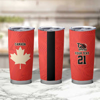 Canada Cricket Custom Tumbler Cup Classic Maple Leaf - Wonder Print Shop