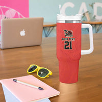 Canada Cricket Custom Tumbler With Handle Classic Maple Leaf - Wonder Print Shop