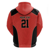 Canada Cricket Custom Zip Hoodie Classic Maple Leaf - Wonder Print Shop