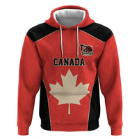 Canada Cricket Custom Zip Hoodie Classic Maple Leaf - Wonder Print Shop
