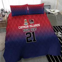 Cayman Islands Cricket Custom Bedding Set Classic Coat of Arms Sporty - Wonder Print Shop