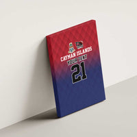 Cayman Islands Cricket Custom Canvas Wall Art Classic Coat of Arms Sporty - Wonder Print Shop