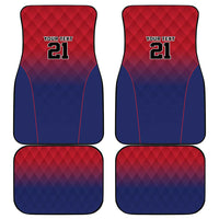 Cayman Islands Cricket Custom Car Mats Classic Coat of Arms Sporty - Wonder Print Shop