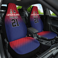 Cayman Islands Cricket Custom Car Seat Cover Classic Coat of Arms Sporty - Wonder Print Shop