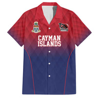 Cayman Islands Cricket Custom Hawaiian Shirt Classic Coat of Arms Sporty - Wonder Print Shop