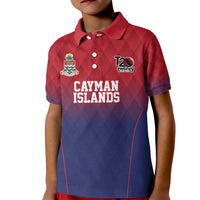 Cayman Islands Cricket Custom Kid Polo Shirt Classic Coat of Arms Sporty - Wonder Print Shop