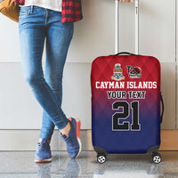 Cayman Islands Cricket Custom Luggage Cover Classic Coat of Arms Sporty - Wonder Print Shop